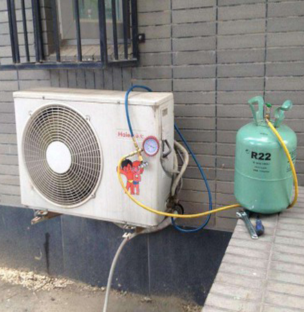 当涂空调加氟